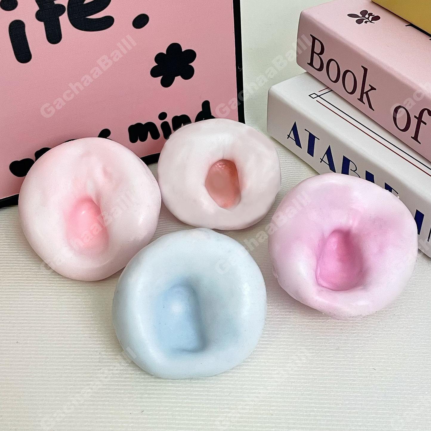 GACHAABALLL™【Milkkkkk Skin TPR】Handmade Stress Ball -Shy&Shy2.0❤ PreOrder