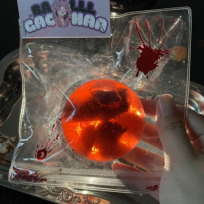 GACHAABALLL™【Transparent Ball Skin TPR】Handmade Stress Ball -Halloween❤ PreOrder