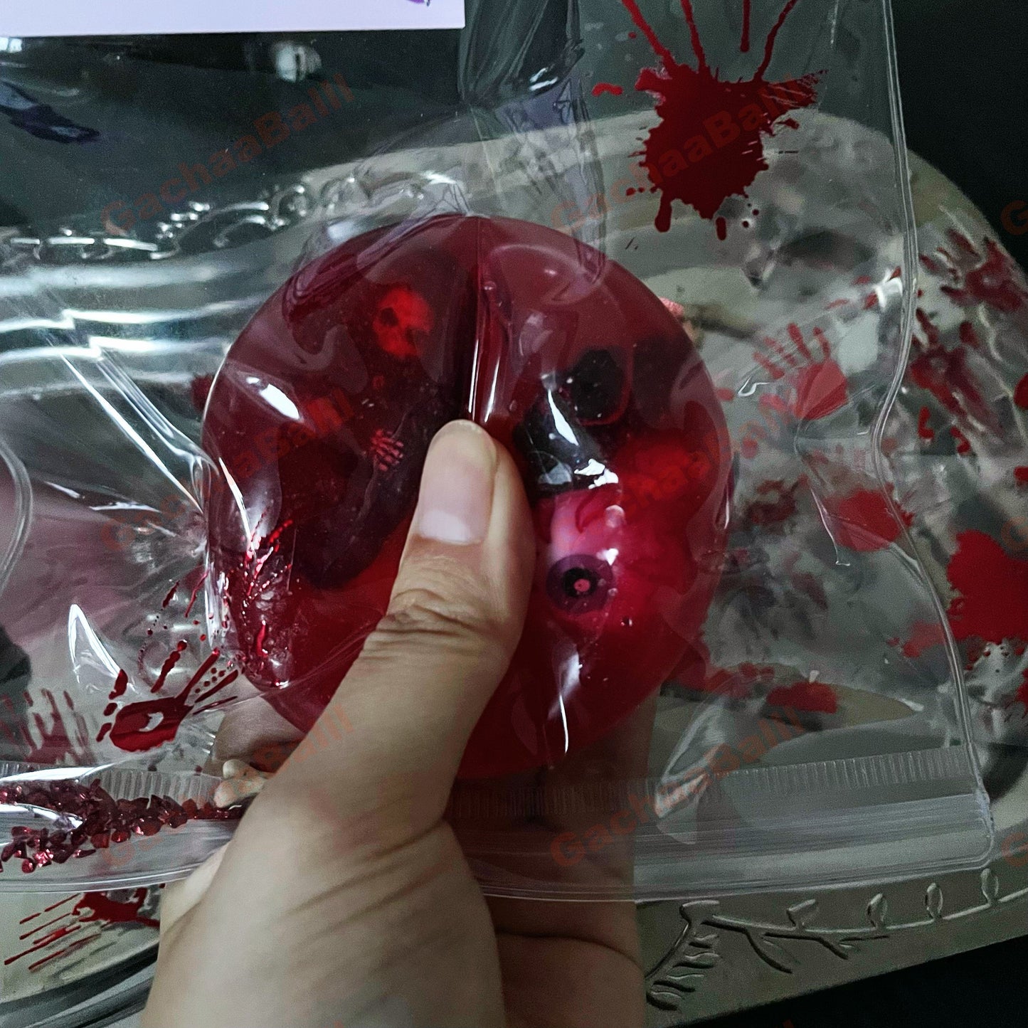 GACHAABALLL™【Transparent Ball Skin TPR】Handmade Stress Ball -Halloween❤ PreOrder