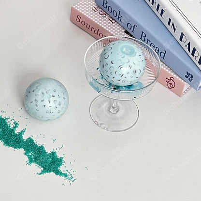 GACHAABALLL™【Transparent Ball Skin TPR】Handmade Stress Ball -Mint Chocolate❤ PreOrder