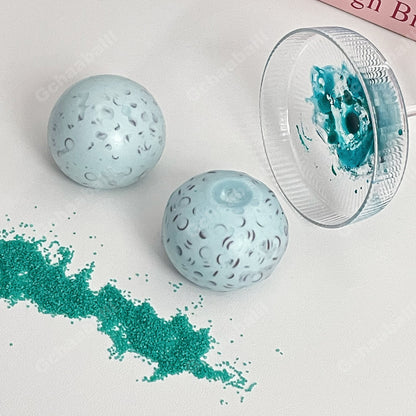 GACHAABALLL™【Transparent Ball Skin TPR】Handmade Stress Ball -Mint Chocolate❤ PreOrder