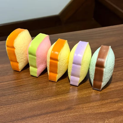 GACHAABALLL™【Transparent Ball Skin TPR】Handmade Stress Ball -Toast❤ PreOrder