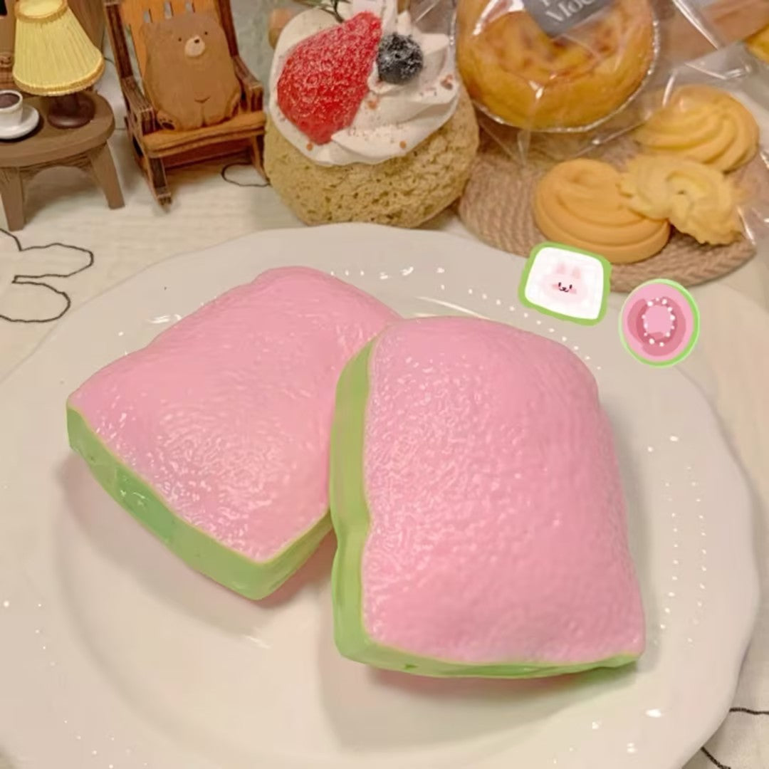 GACHAABALLL™【Transparent Ball Skin TPR】Handmade Stress Ball -Toast❤ PreOrder