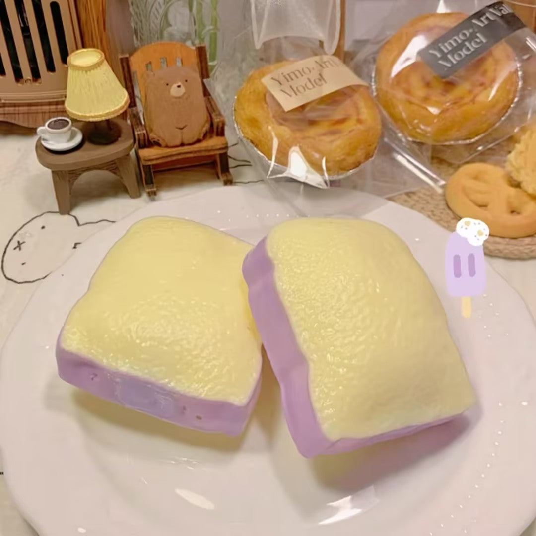 GACHAABALLL™【Transparent Ball Skin TPR】Handmade Stress Ball -Toast❤ PreOrder